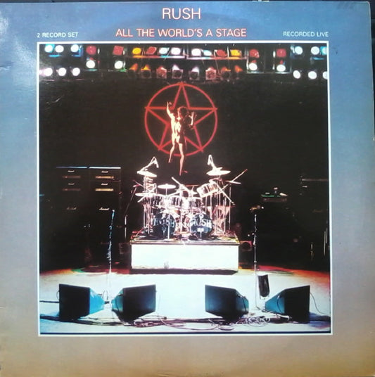 Rush ‎– All The World's A Stage     2LP , Gatefold
