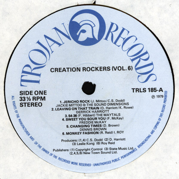 Creation Rockers Volume 6