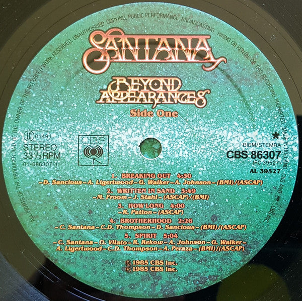 Santana – Beyond Appearances