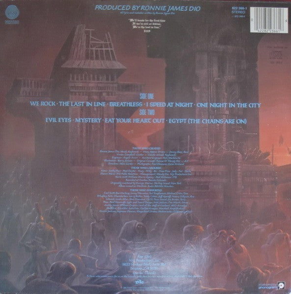 Dio  – The Last In Line