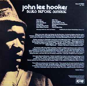 John Lee Hooker ‎– Blues Before Sunrise