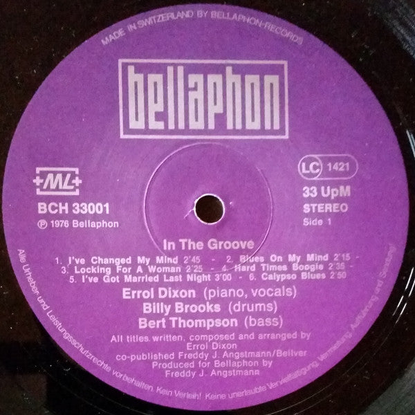Errol Dixon – In The Groove