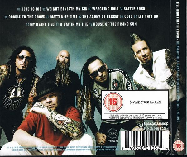 Five Finger Death Punch – The Wrong Side Of Heaven And The Righteous Side Of Hell, Volume 2, CD+DVS, Deluxe Edition