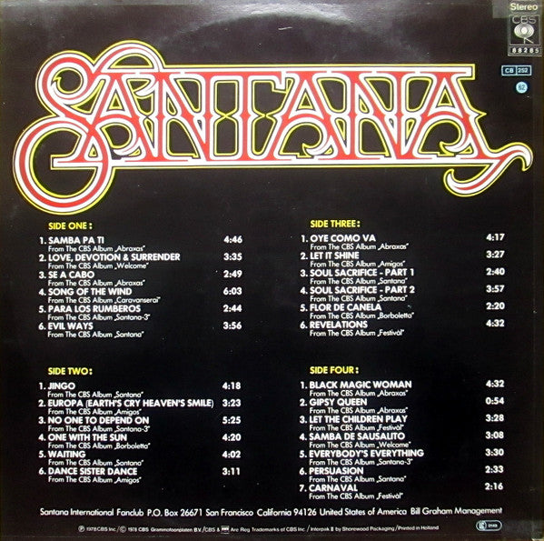 Santana – 25 Hits (The Sound Of Santana - 25 Santana Greats), 2xLP,  Gatefold