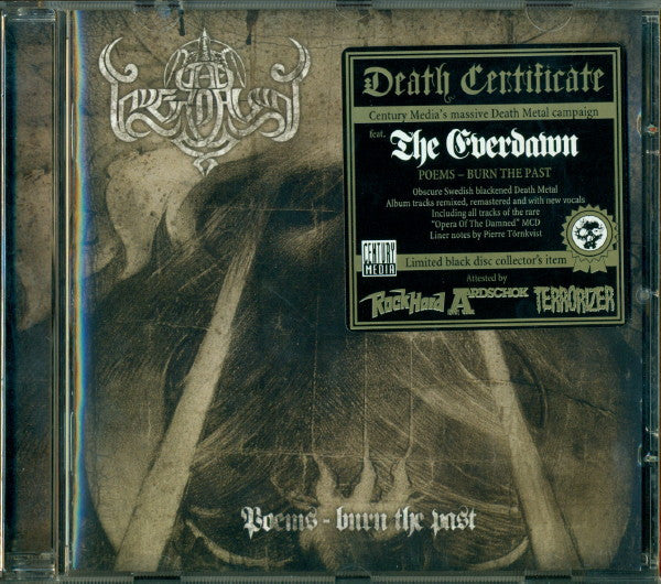 The Everdawn – Poems - Burn The Past, Limited Edition, Black Disc