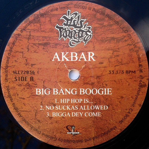 Akbar – Big Bang Boogie    , 2LP