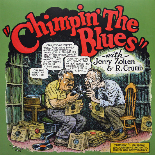 Jerry Zolten & R. Crumb* – Chimpin' The Blues    ,  color vinyl