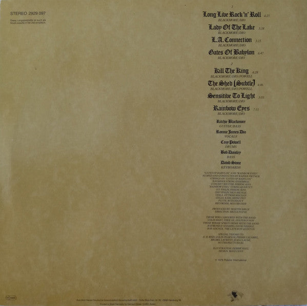 Rainbow – Long Live Rock 'N' Roll