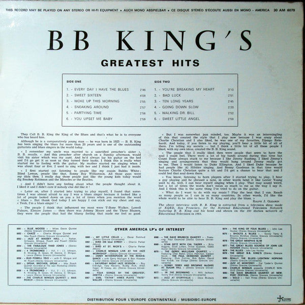 B.B. King – BB King's Greatest Hits