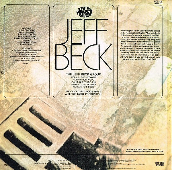 The Jeff Beck Group* – The Most Of Jeff Beck