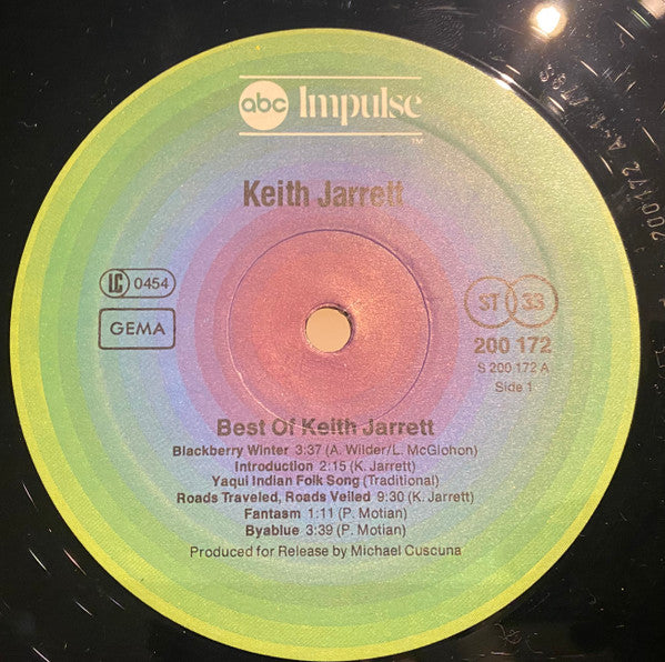 Keith Jarrett ‎– Best Of Keith Jarrett
