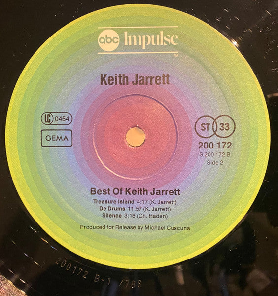 Keith Jarrett ‎– Best Of Keith Jarrett