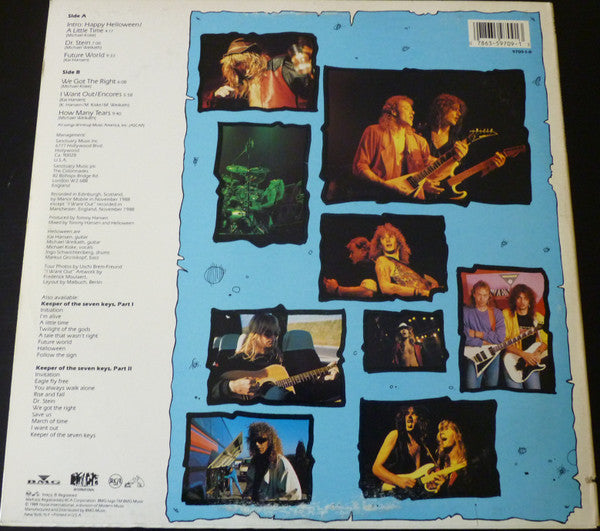 Helloween ‎– I Want Out - Live     ,  US