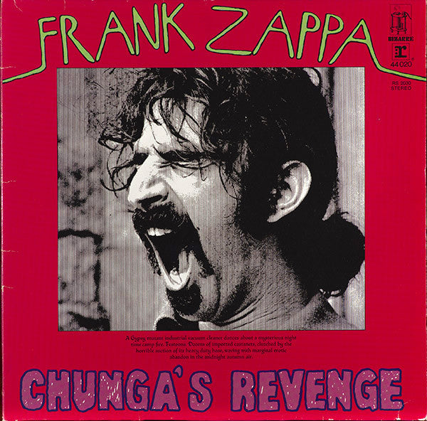 Frank Zappa – Chunga's Revenge   , Gatefold