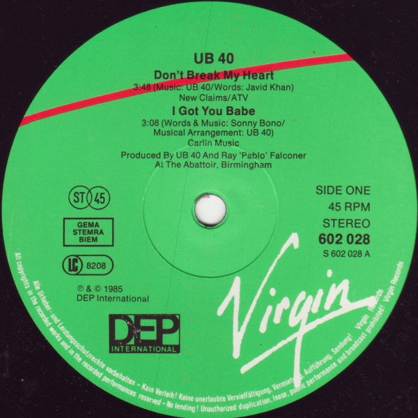 UB40 – Baggariddim, LP+ EP, Gatefold