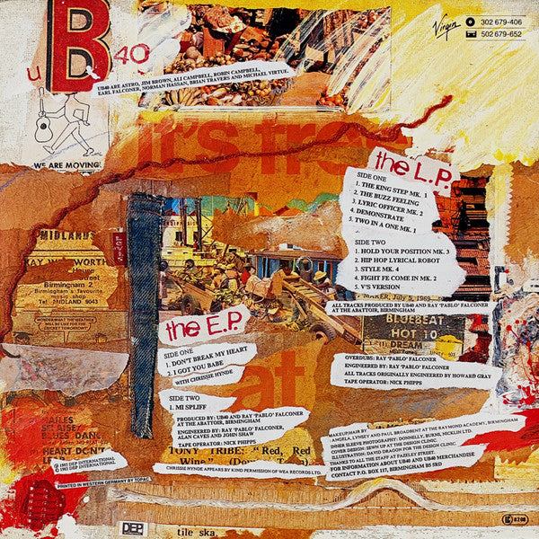 UB40 – Baggariddim, LP+ EP, Gatefold