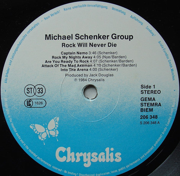 The Michael Schenker Group – Rock Will Never Die