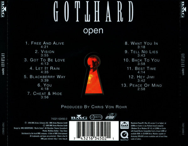 Gotthard – Open