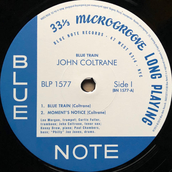 John Coltrane – Blue Train  ,  	Blue Note Records 75th Anniversary , 180 gram