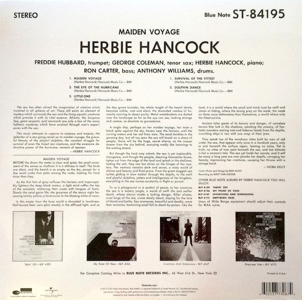 Herbie Hancock – Maiden Voyage