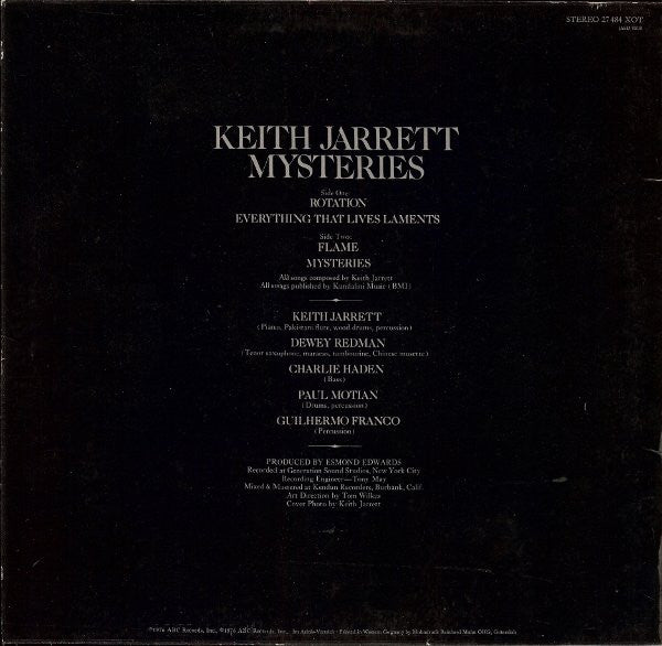 Keith Jarrett – Mysteries