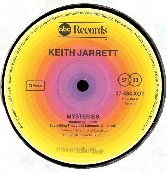 Keith Jarrett – Mysteries