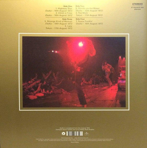 Deep Purple – Made In Japan   , 2 LP , Gatefold , 180 gram