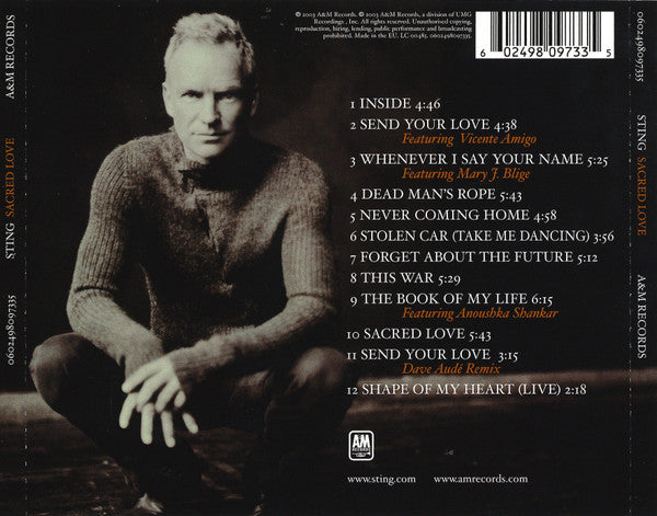 Sting – Sacred Love