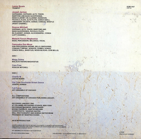 Art Ensemble Of Chicago* – Full Force   ,   ECM