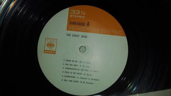 Janis Joplin ‎– The Great Janis      , Gatefold , JAPAN , fara OBI