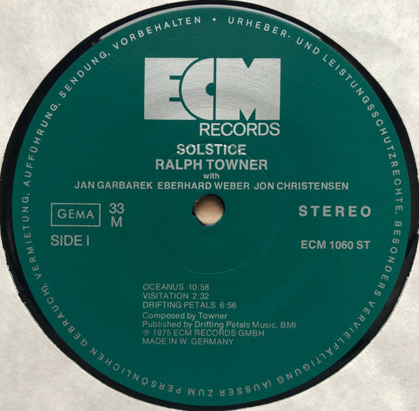 Ralph Towner – Solstice, ECM