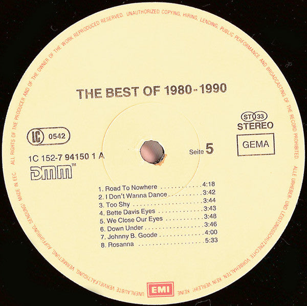 The Best Of 1980-1990   ,  3LP