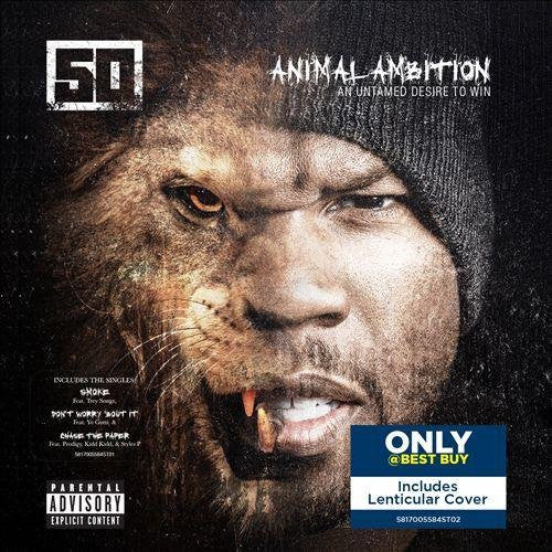 50 Cent – Animal Ambition (An Untamed Desire To Win)  ,  CD + DVD , Deluxe edition , Lenticular cover