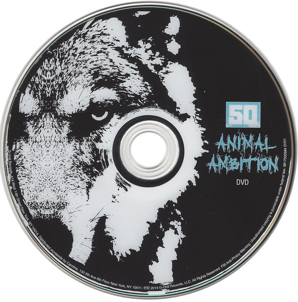 50 Cent – Animal Ambition (An Untamed Desire To Win)  ,  CD + DVD , Deluxe edition , Lenticular cover