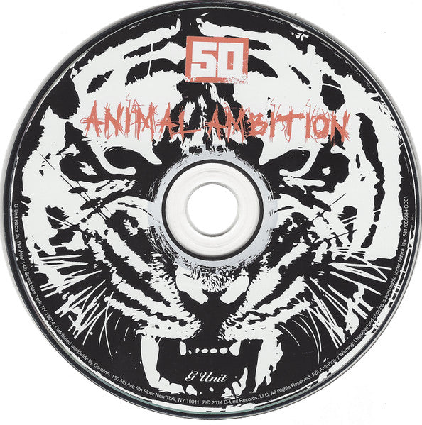 50 Cent – Animal Ambition (An Untamed Desire To Win)  ,  CD + DVD , Deluxe edition , Lenticular cover