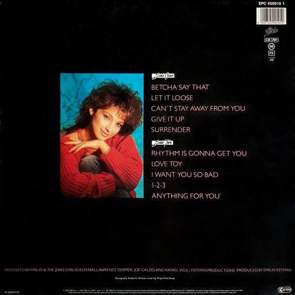 Gloria Estefan And Miami Sound Machine* – Let It Loose