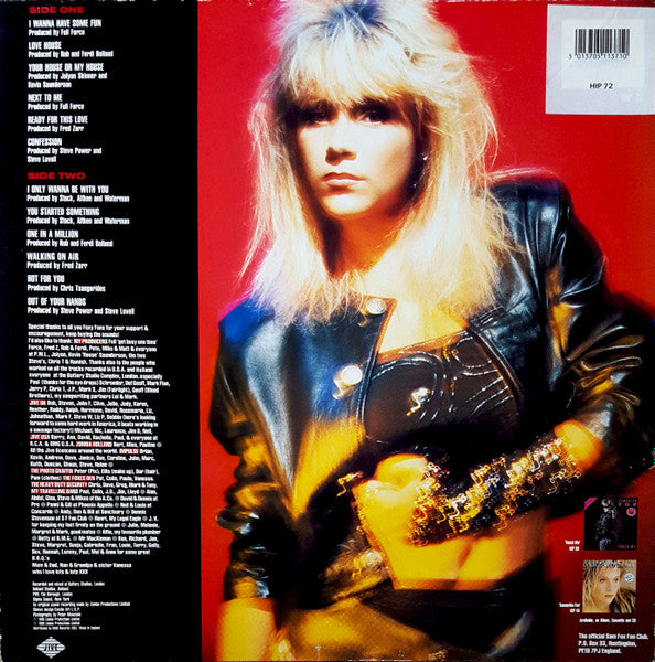 Samantha Fox ‎– I Wanna Have Some Fun    ,   1 press , UK