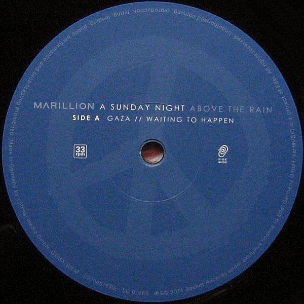 Marillion – A Sunday Night Above The Rain    ,  3 LP , Gatefold , 180 gr