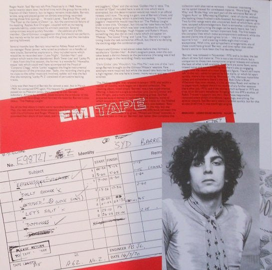 Syd Barrett – Opel  ,  GATEFOLD