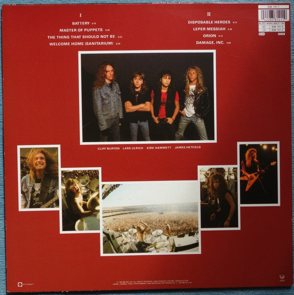 Metallica – Master Of Puppets