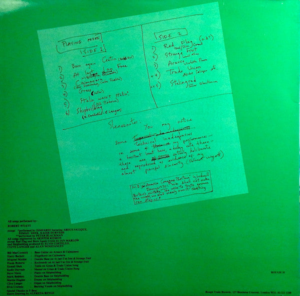 Robert Wyatt – Nothing Can Stop Us    ( ex Soft Machine )