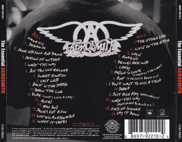 Aerosmith – The Essential Aerosmith    ,  2 CD
