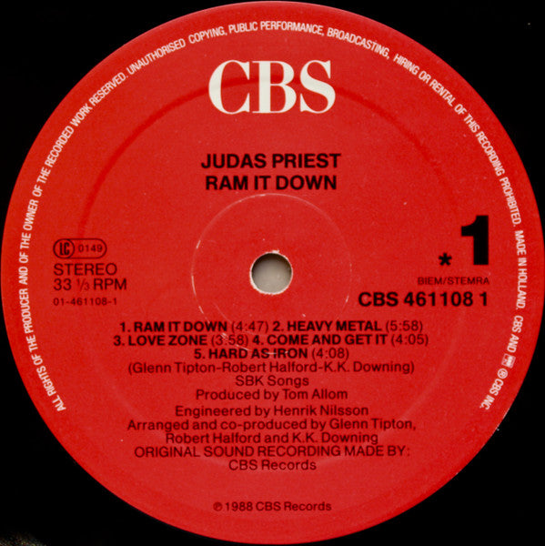 Judas Priest ‎– Ram It Down