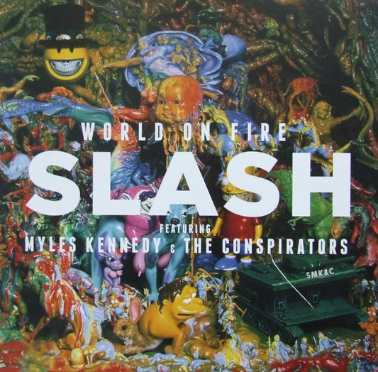 Slash  Featuring Myles Kennedy And The Conspirators – World On Fire   2LP gatefold