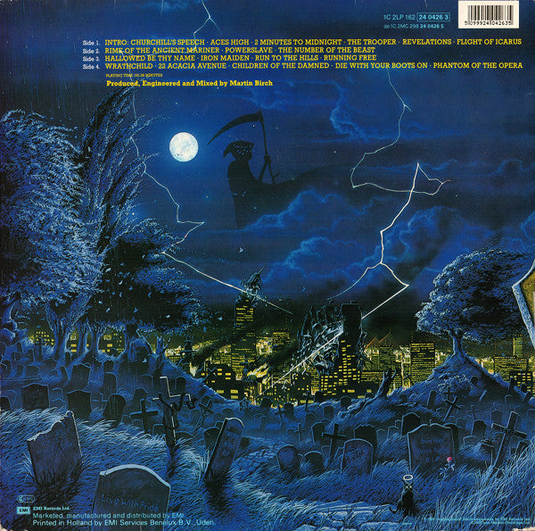 Iron Maiden ‎– Live After Death    , 2LP  , Gatefold , Booklet