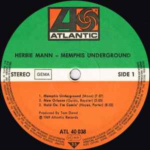 Herbie Mann ‎– Memphis Underground