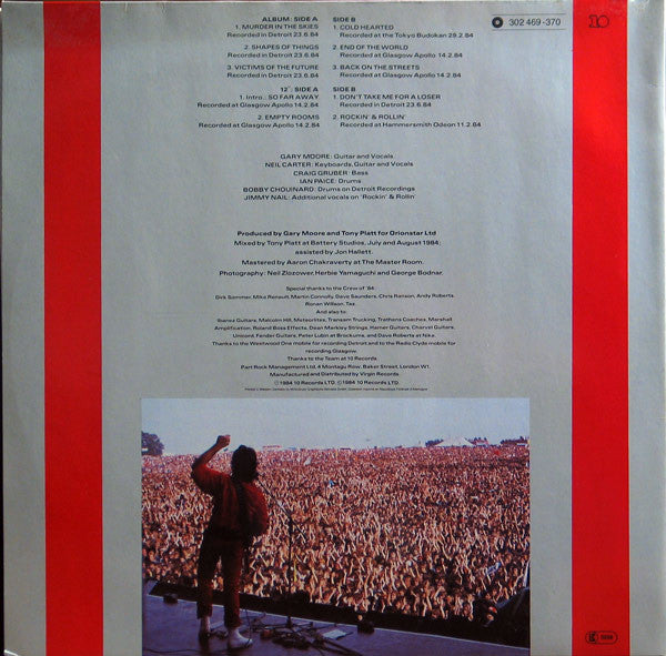 Gary Moore – We Want Moore!, 1xLP, 1x12", Gatefold