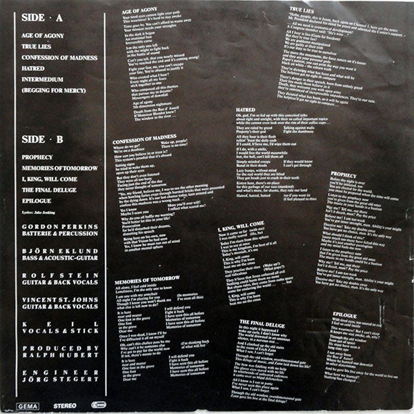 Mekong Delta ‎– The Music Of Erich Zann  ,  1 press