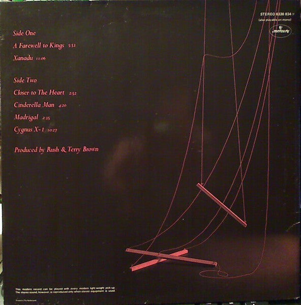 Rush – A Farewell To Kings    ,  gatefold