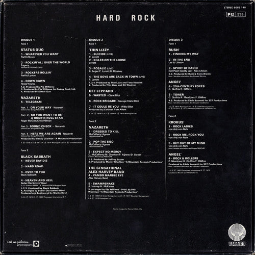 Hard Rock    ,   3LP , BOX